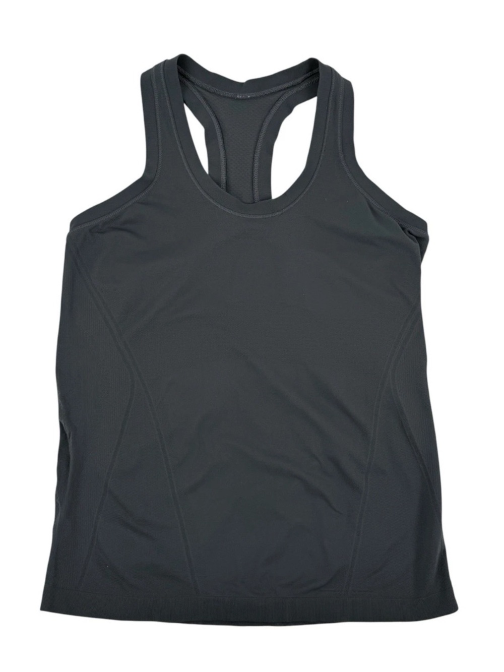 Athleta Momentum Tank Top Womens Size Medium Olive Stretch Seamless Active